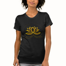 T-shirt Radiant Golden Lotus