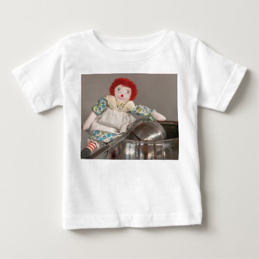 T-shirt Raggedy Ann pop bakt koekjes (Voorkant)
