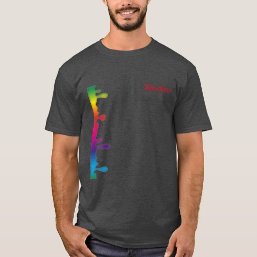 T-shirt Rainbow (Voorkant)