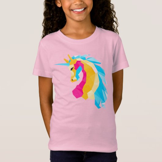 T-Shirt Rainbow Unicorn (Voorkant)
