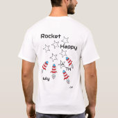 T-shirt : Raket (Achterkant)