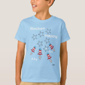 T-shirt : Raket (Voorkant)