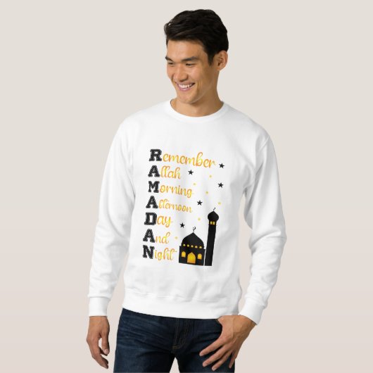 T-Shirt- RAMADAN Long Sleeve Shirt (Voorkant volledig)