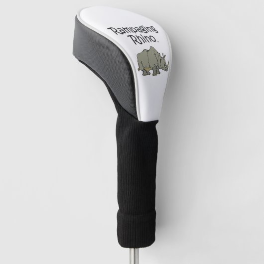 T-SHIRT Rampaging Rhino Golfheadcover (Schuin)