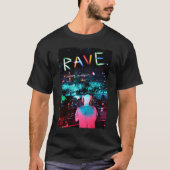 T-shirt Rave psychedelic (Voorkant)