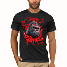 T-Shirt Rebellie78  Graffiti Gorilla 