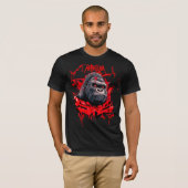 T-Shirt Rebellie78  Graffiti Gorilla  (Voorkant volledig)