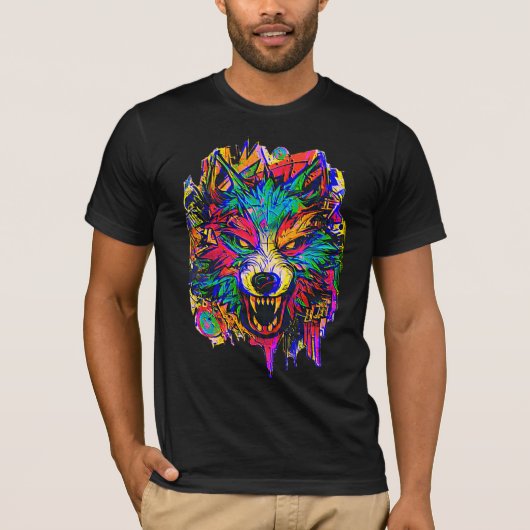 T-Shirt Rebellie 78 Wolf  (Voorkant)