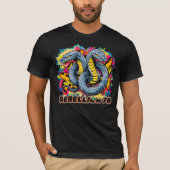 T-Shirt Rebellion snakes  (Voorkant)