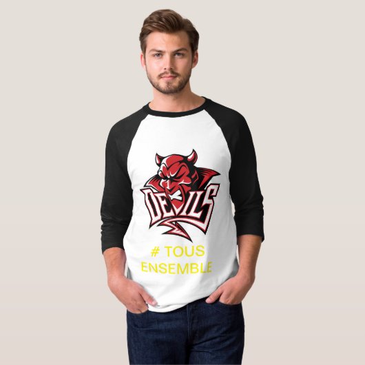 T SHIRT RED DUIVELS TV 26 (Voorkant volledig)