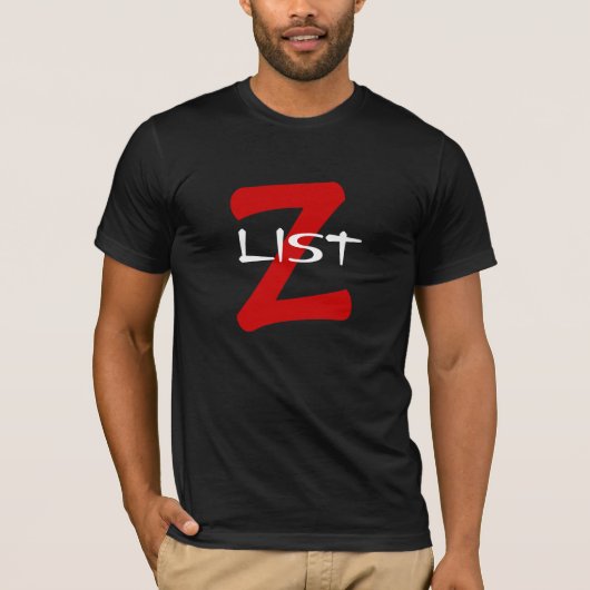 T-Shirt RED MARK DESIGN Z-List Z-List Celebs (Voorkant)