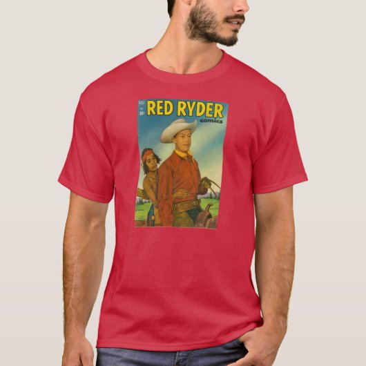 T-Shirt RED RYDER 1951 Comic Book Hoesje (Voorkant)