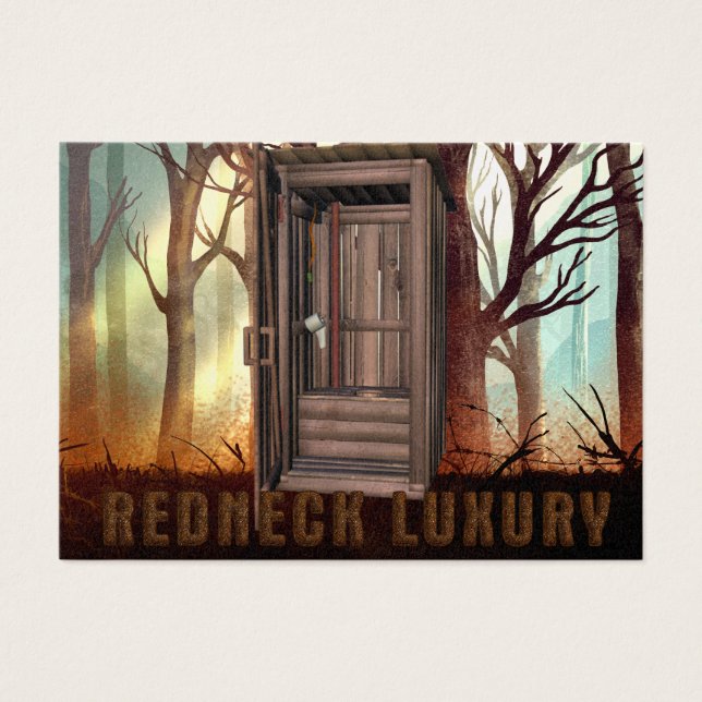 T-SHIRT Rednek Luxury Visitekaartje (Voorkant)