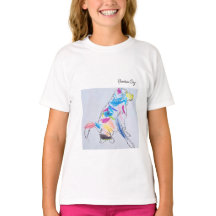 T-shirt regenbooghond