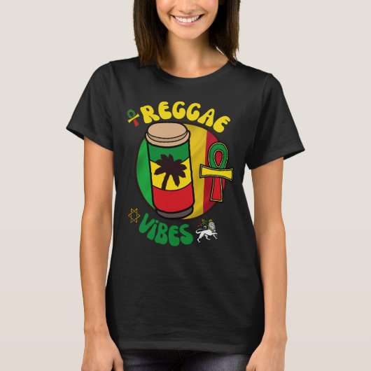 T-SHIRT REGGAE VIBES (Voorkant)