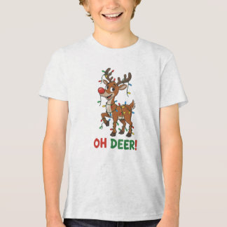 T-shirt rendier met lichtjes