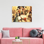 T-SHIRT Restaurant Shenanigans Canvas Afdruk (Insitu (Woonkamer))