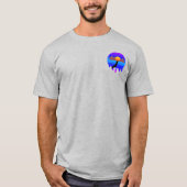 T-Shirt, Retro Mountains, Sunset, Roadtrip T-shirt (Voorkant)