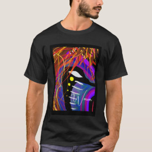 T-shirt Retro Warrior Abstracte Vintage