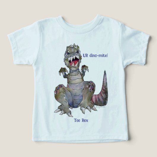 T-shirt Rex Cartoon Dinosaurus T-shirt (Design voorkant)