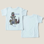 T-shirt Rex Cartoon Dinosaurus T-shirt (Ontwerp Voorkant & Achterkant)