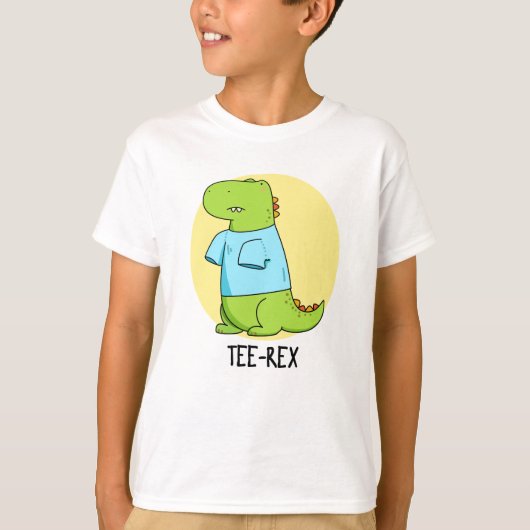 T-shirt Rex Funny TShirt TRex Dinosaur Pun (Voorkant)