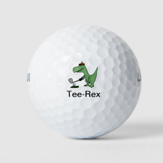 T-shirt-Rex golfbal Golfballen