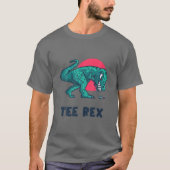 T-shirt Rex Spelen Golf - Golfen Rex Pun Golf T-sh (Voorkant)