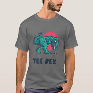 T-shirt Rex Spelen Golf - Golfen Rex Pun Golf T-sh