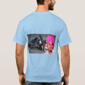 T-shirt: "🏍️ Ride Wild: ⚡ Geavanceerde prestaties T-shirt (Achterkant)