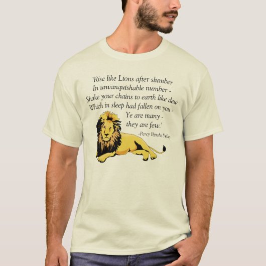 T-Shirt "Rise like Lions" (Voorkant)