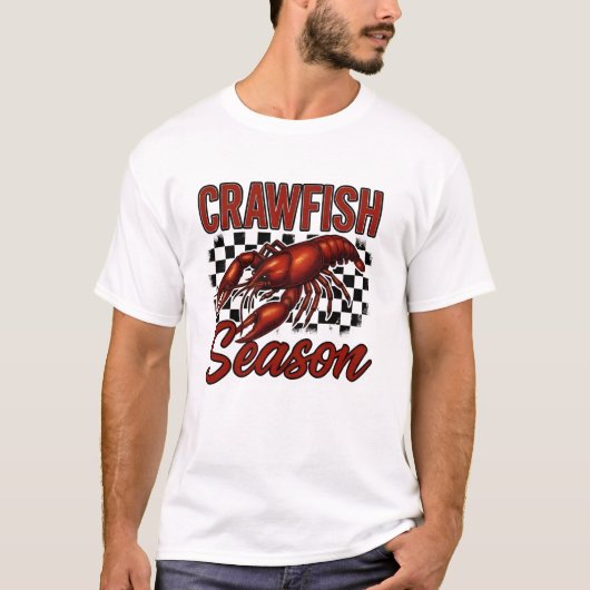 T-shirt rivierkreeftenseizoen (Voorkant)