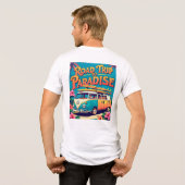 T-shirt roadtrip naar het paradijs (Achterkant volledig)