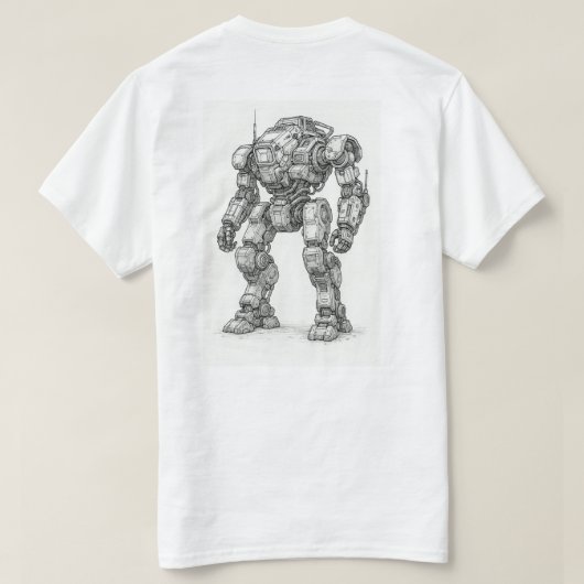 T-shirt Robot (Design achterkant)