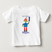 T-shirt robot 1e verjaardag (Voorkant)