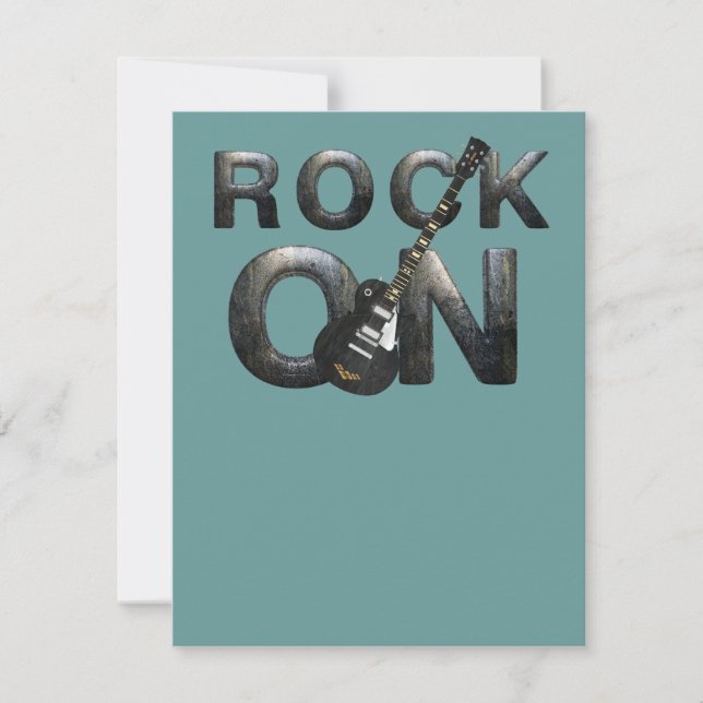 T-SHIRT Rock On (Voorkant)