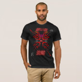 T-shirt rode ogen stilte (Voorkant volledig)