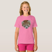 T shirt - rode panda (Voorkant volledig)