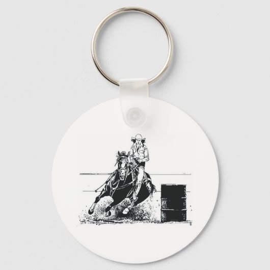 T-SHIRT Rodeo Cowgirl Sleutelhanger (Voorkant)