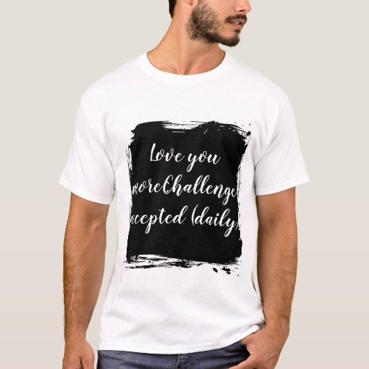 T-Shirt Romantic Couple Quote (Voorkant)