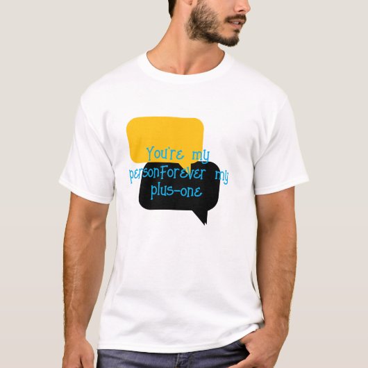 T-shirt - romantische zielsverwant citaat (Voorkant)