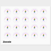 T-shirt Ronde Sticker (Vel)
