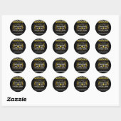 T-shirt Ronde Sticker (Vel)