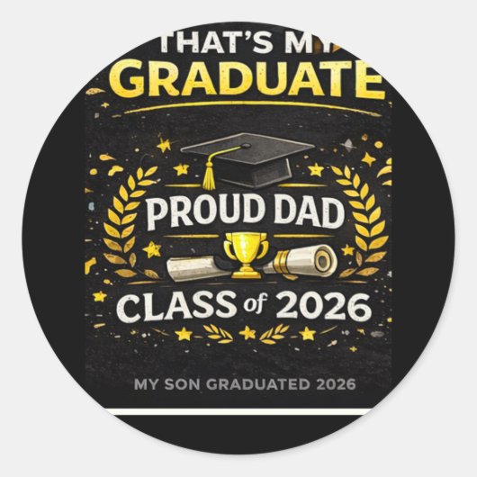 T-shirt Ronde Sticker (Voorkant)