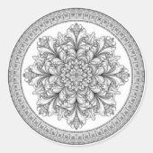 T-Shirt Ronde Sticker (Voorkant)