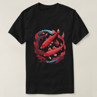 T-shirt Rood Koi Vis