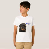 T-shirt, rottweiler, Puppies, Christelijk T-shirt (Voorkant volledig)