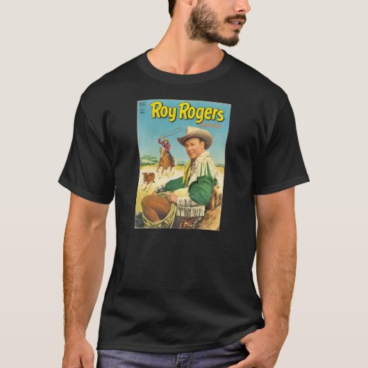 T-Shirt ROY ROGERS 1952 Comic Book Hoesje ROUND-UP (Voorkant)