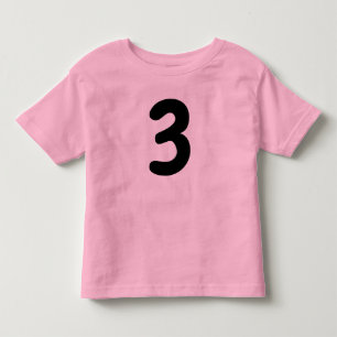 T-shirt roze voor peuter van 3 jaar