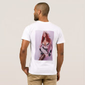 T-SHIRT - Roze zoeker - Bianca Beauchamp (Achterkant volledig)